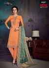 Vipul New Vol Embroidery Work Cotton Designer Chudidar Suits